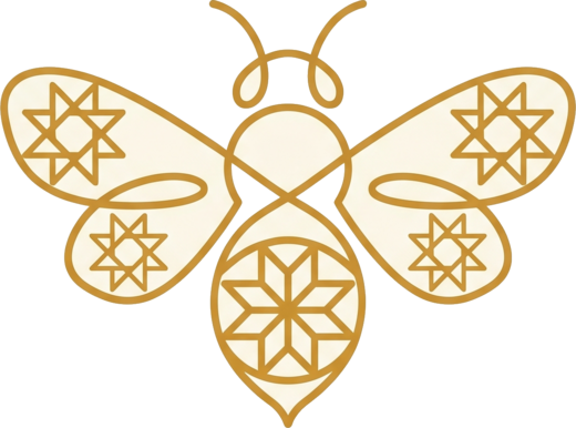 Queen Bee bee medallion